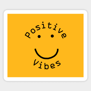 Positive Vibes Smiley Face Sticker